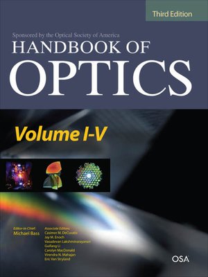 cover image of Handbook of Optics, 5 Volume Set